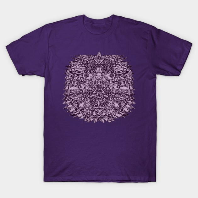 Quetzalcoatl Purple T-Shirt by FranchuteLoco